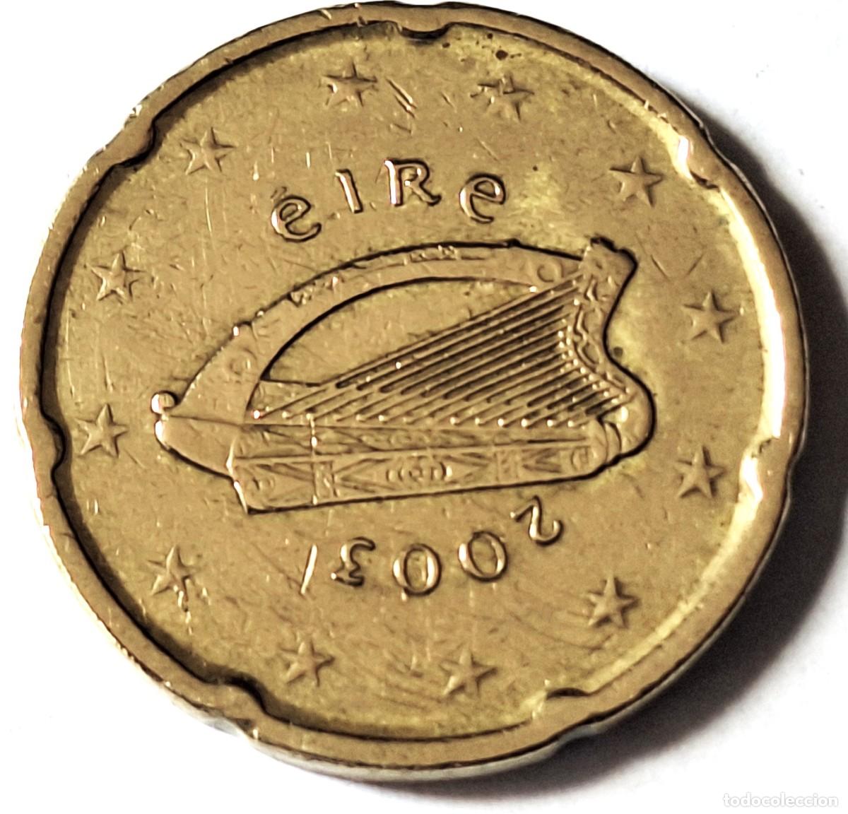 Monedas antiguas de Europa: IRLANDA - MONEDA DE 20 CENTIMOS DE EURO DEL A&Ntilde;O 2003 - - BIEN CONSERVADA