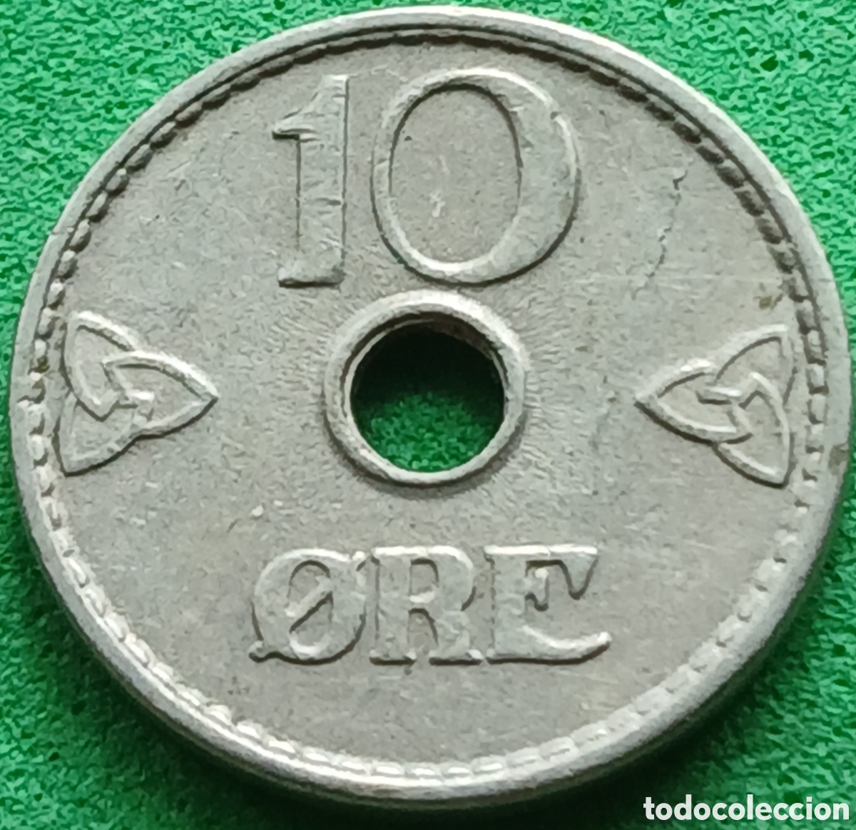 Monedas antiguas de Europa: Noruega 10 ore 1951 km#383