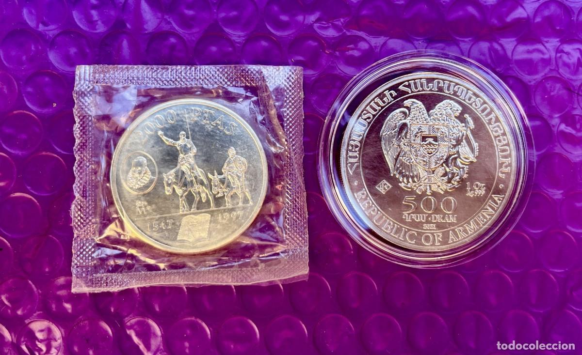 Monedas antiguas de Europa: Lote del Acercamiento. Plata Fina entre Espa&ntilde;a y Armenia.