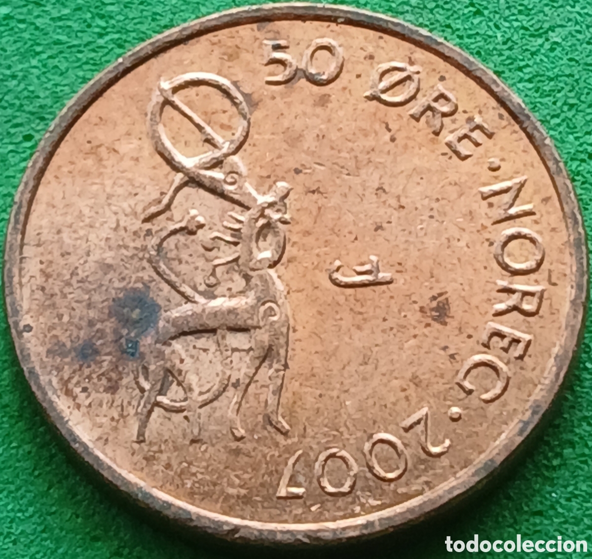 Monedas antiguas de Europa: Noruega 50 ore 2007 km#460