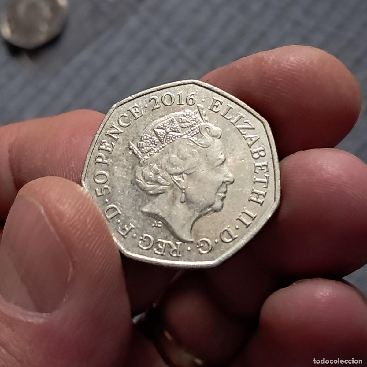Monedas antiguas de Europa: MONEDA REINO UNIDO 50 PENCE PENIQUES 2016 - Elizabeth II (5&ordm; retrato; Mrs Tiggy-Winkle) VF.