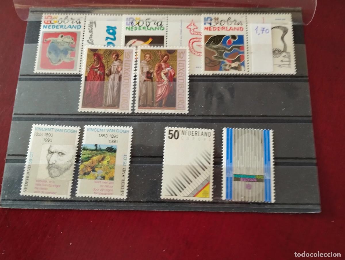 Monedas antiguas de Europa: Sellos antiguos Paises bajos 1980 -90 - Van Gogh - a&ntilde;o europeo de la musica - cobra