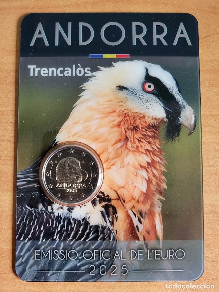 Monedas antiguas de Europa: Andorra 2025- Cartera 2&euro; - Quebrantahuesos