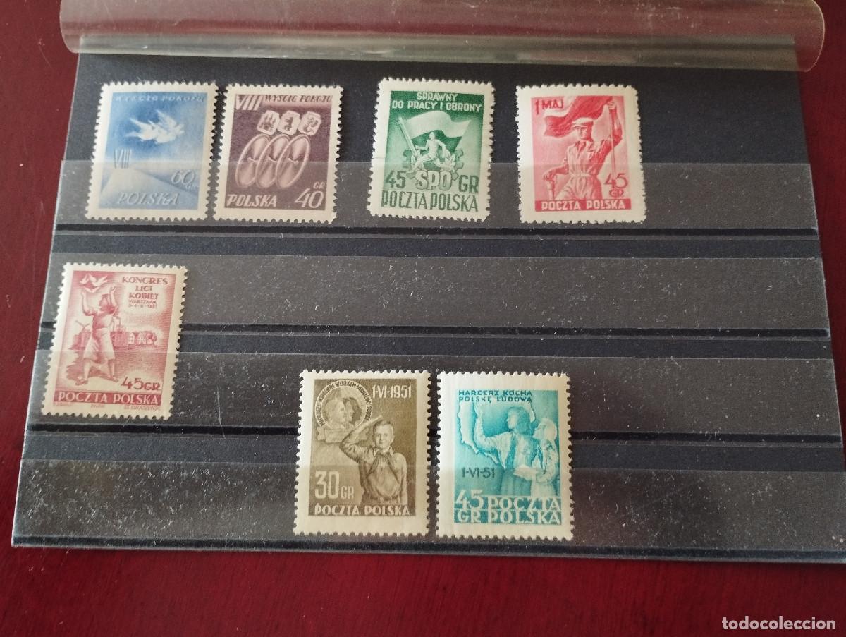 Monedas antiguas de Europa: Sellos antiguos - Polonia decada de a&ntilde;os 50 bajo el peroodo de la republica popular de Polonia