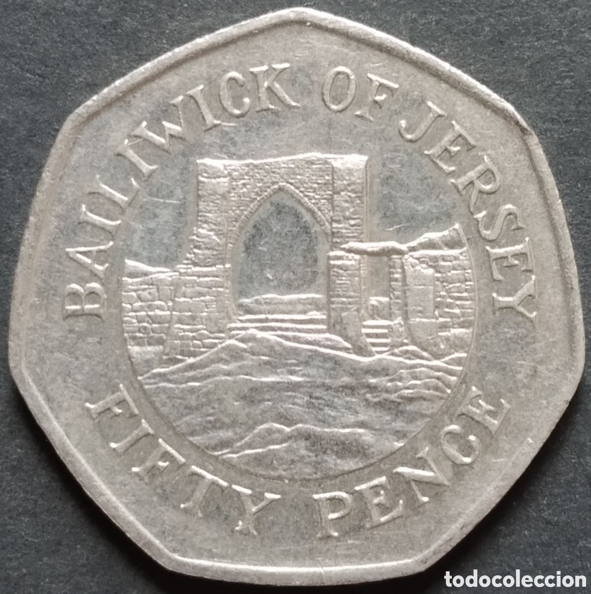 Old Coins of Europe: MONEDA - JERSEY 50 PENCE 1997