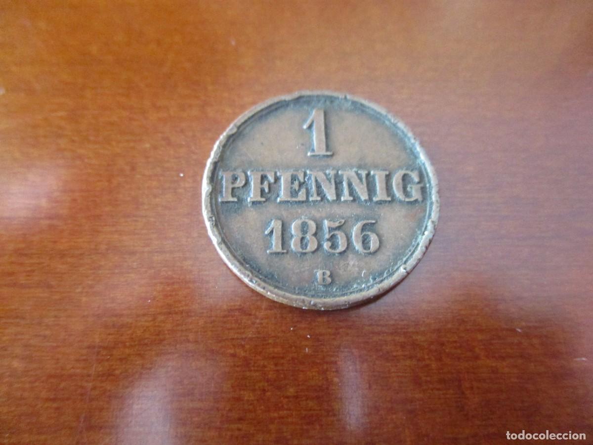 Old Coins of Europe: HANNOVER - 1 PFENNIG 1856 KM 221