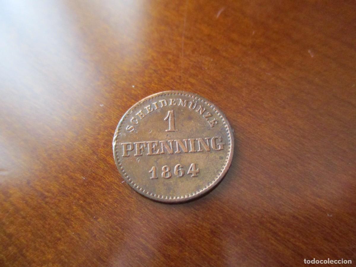 Monedas antiguas de Europa: SAJONIA - 1 PFENNIG 1854 KM1155