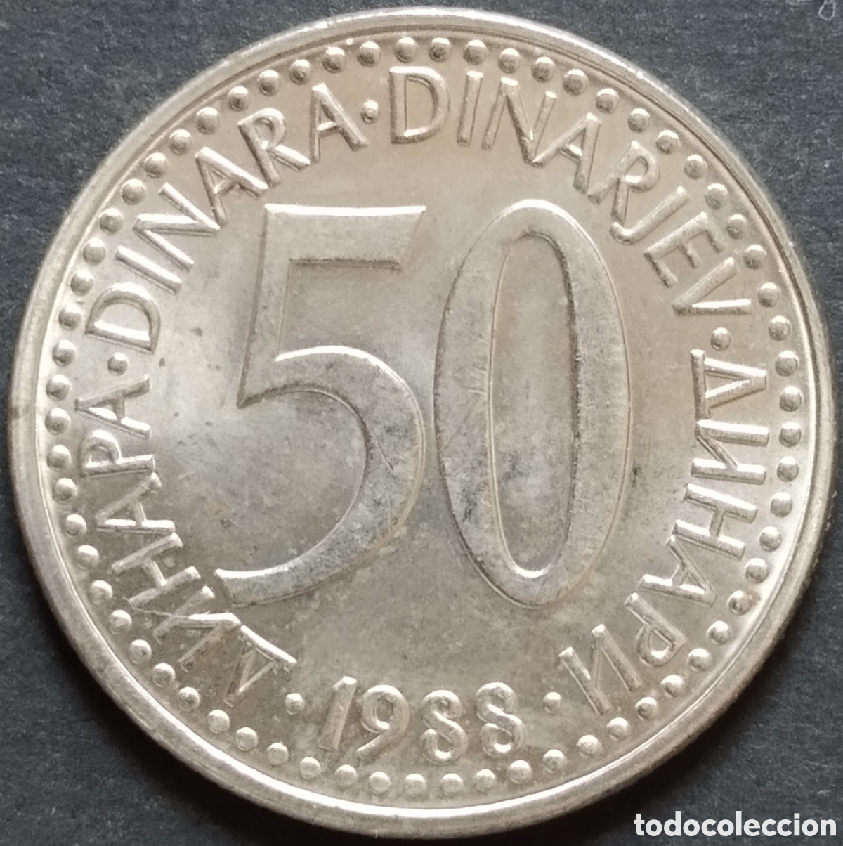 Old Coins of Europe: MONEDA - YUGOSLAVIA 50 DINARAS 1988