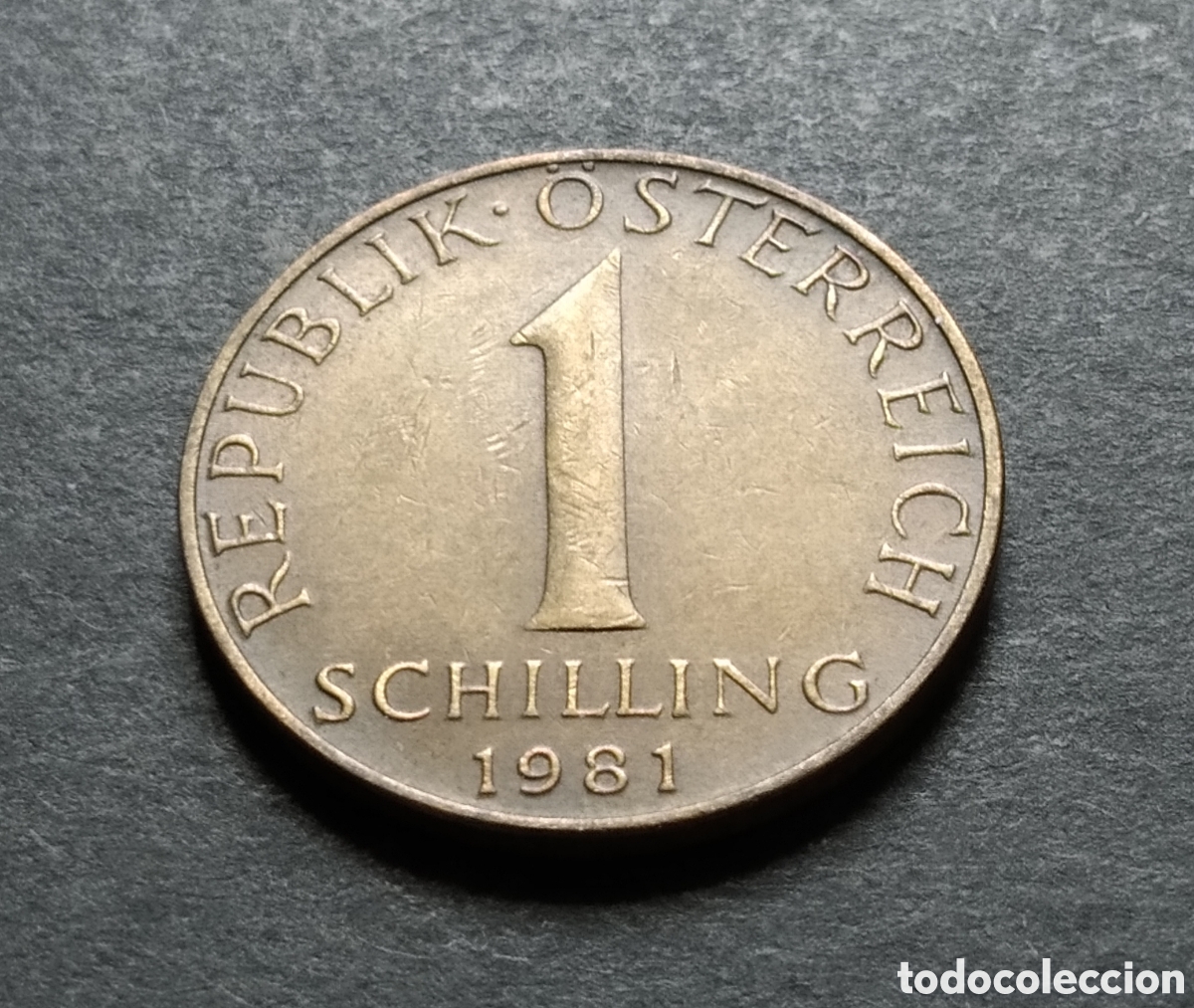 Monedas antiguas de Europa: MONEDA - AUSTRIA 1 CHEL&Iacute;N 1981 - Foto 3