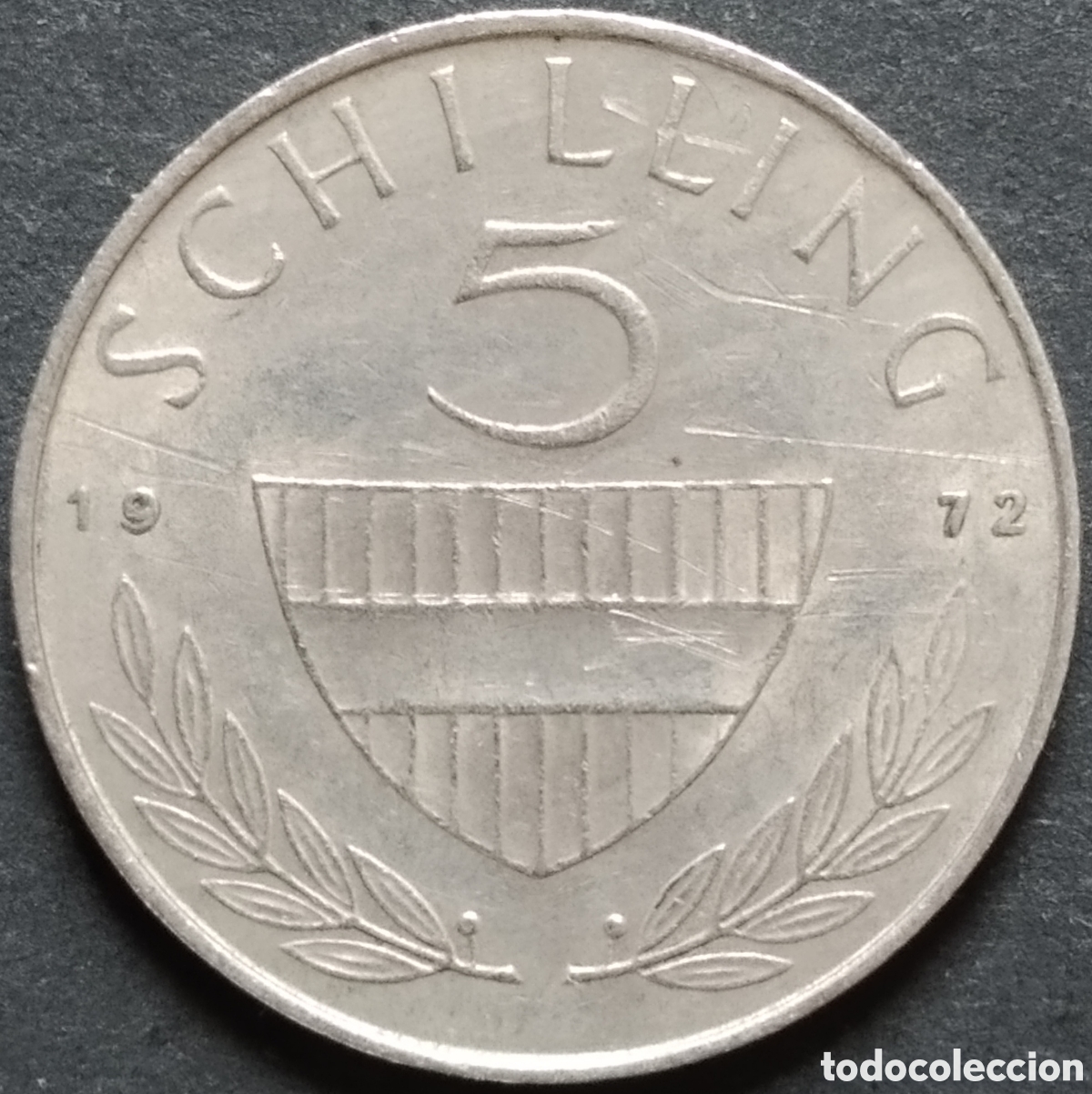 Monete antiche di Europa: MONEDA - AUSTRIA 5 CHEL&Iacute;NES / SHILLINGS 1972