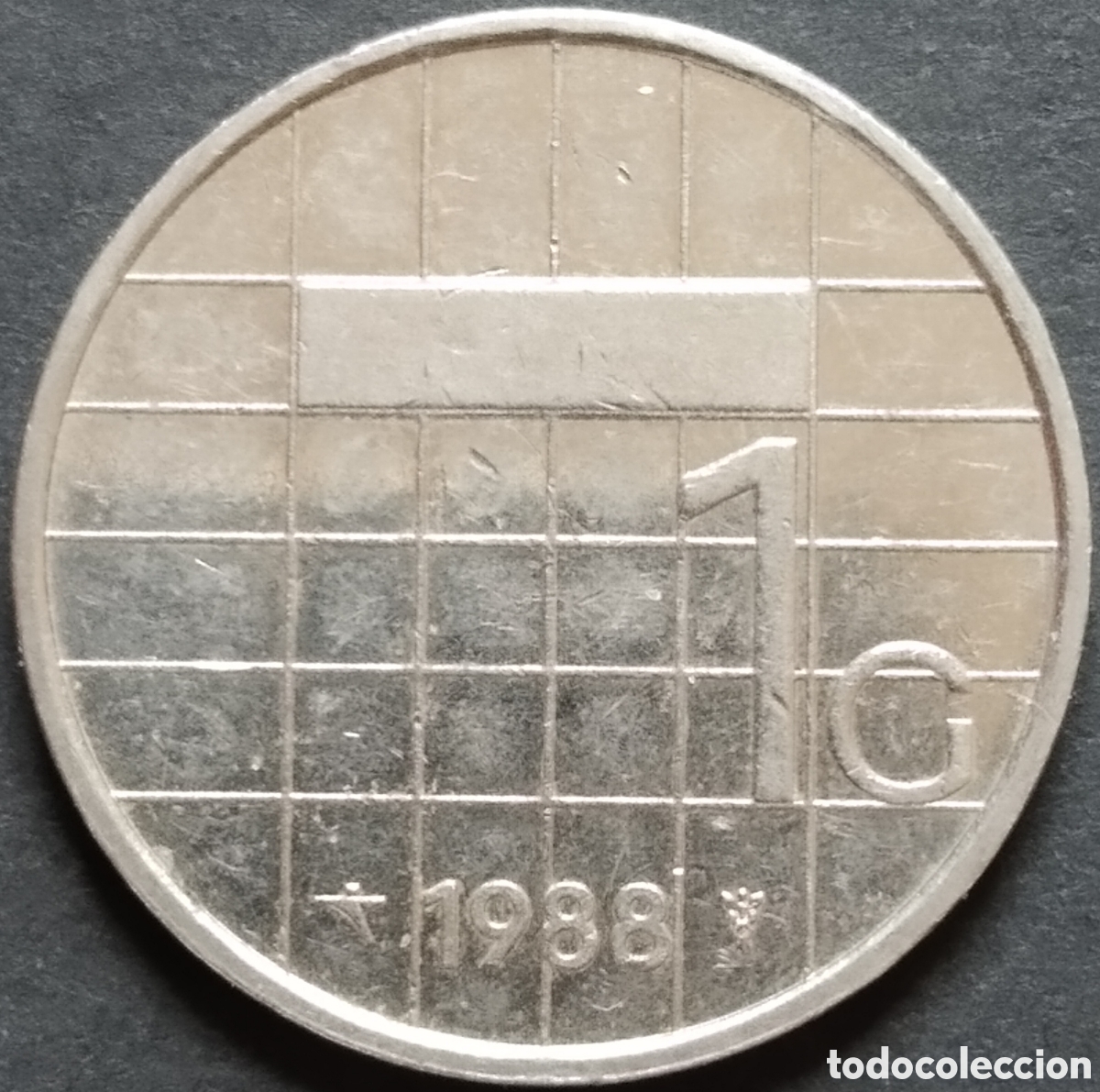 Monnaies anciennes de Europe: MONEDA - PA&Iacute;SES BAJOS 1 GULDEN 1988