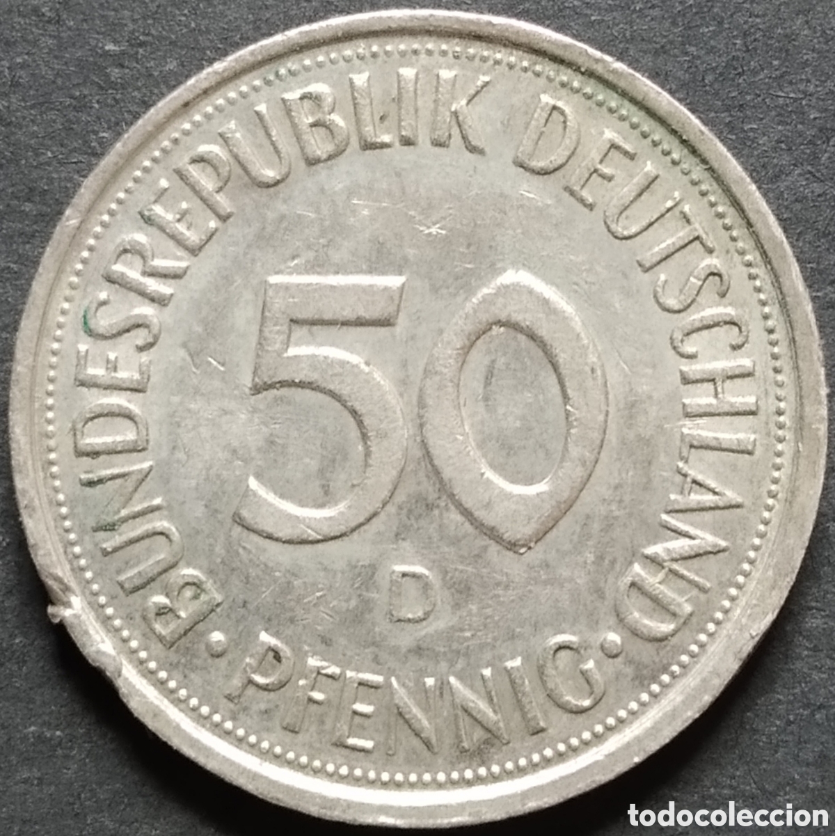 Monnaies anciennes de Europe: MONEDA - ALEMANIA 50 PFENNIG 1990 (CECA D)