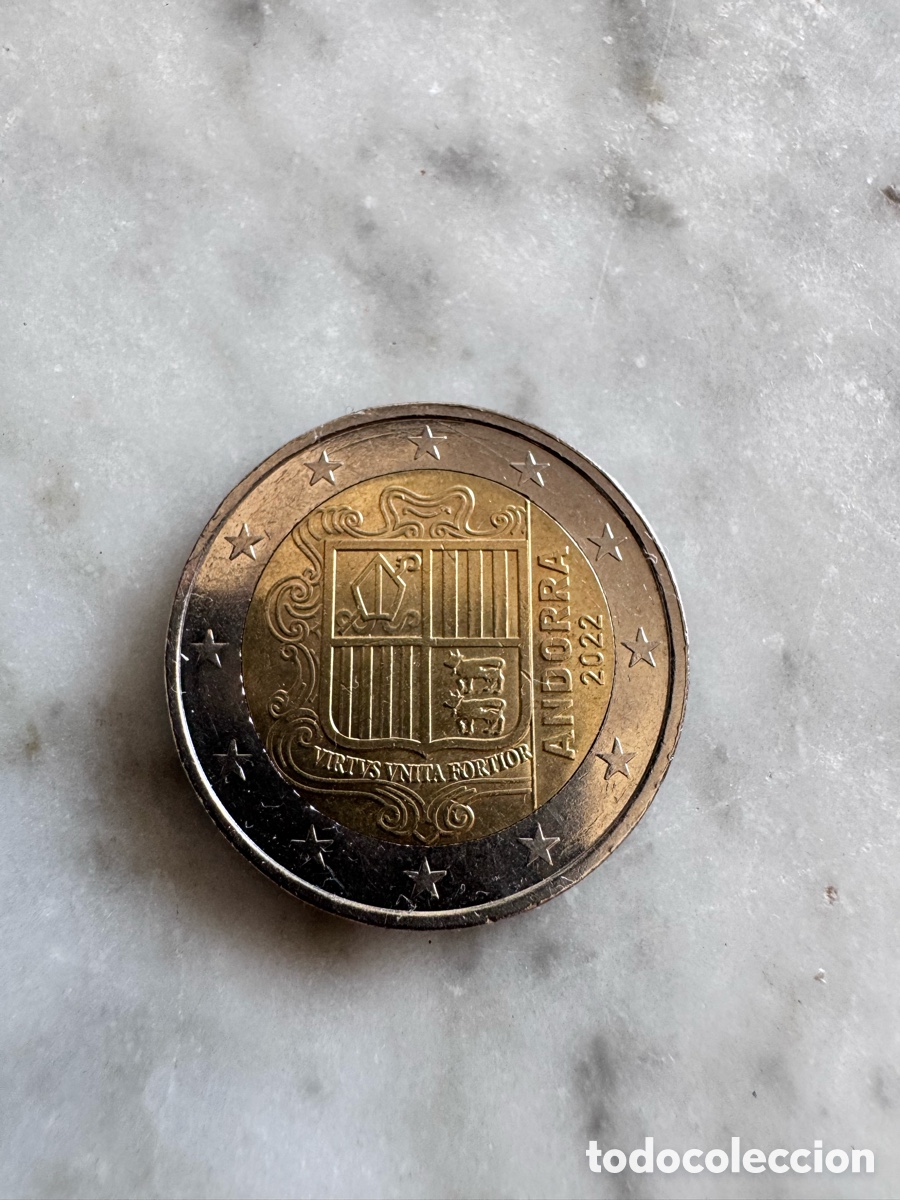 Monedas antiguas de Europa: Moneda 2 Euros Andorra 2022