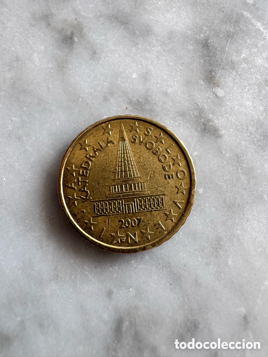 Monedas antiguas de Europa: Moneda 10 c&eacute;ntimos euro Eslovenia 2007