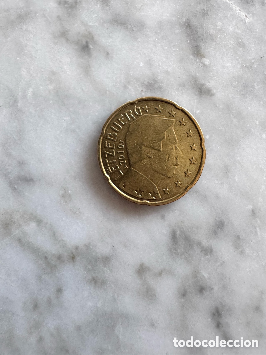 Monedas antiguas de Europa: Moneda 20 c&eacute;ntimos euro Luxemburgo 2010
