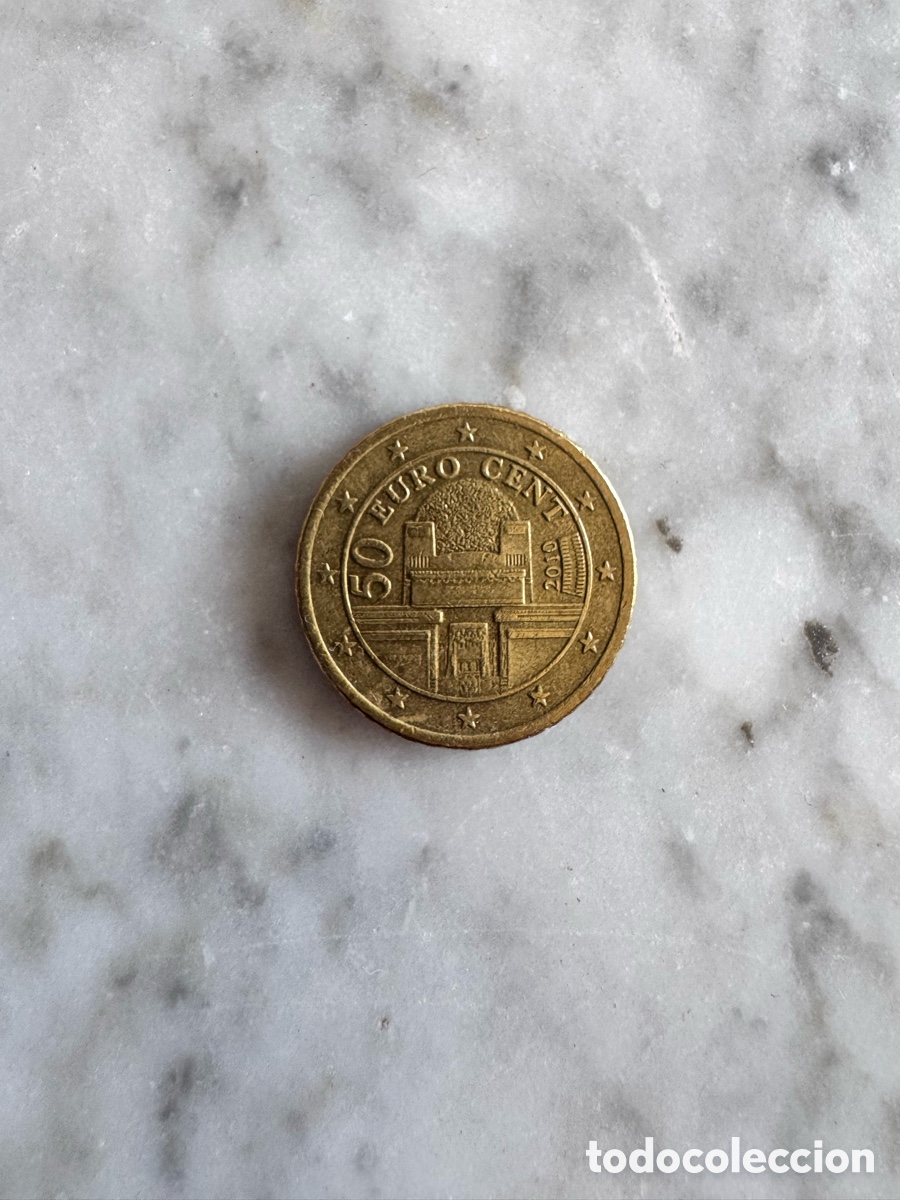 Monedas antiguas de Europa: Moneda 50 c&eacute;ntimos Euro Austria 2010