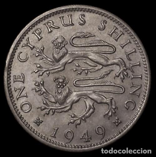 Alte M&uuml;nzen aus Europa: CHIPRE - 1 CHELIN - 1949 - JORGE VI - NO CIRCULADA