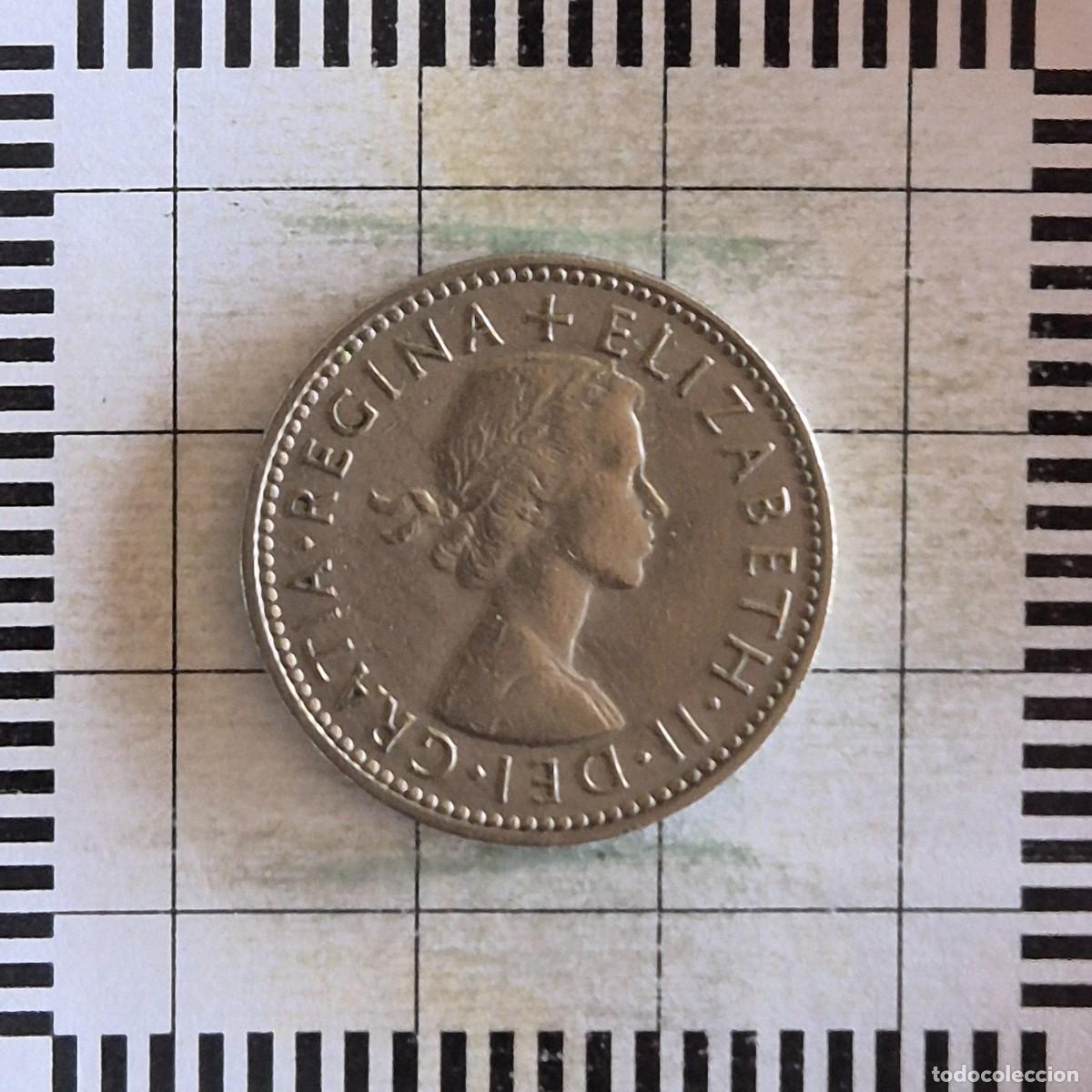 Monedas antiguas de Europa: 1 SHILLING, GRAN BRETA&Ntilde;A. ISABEL II, 1960 M. (KM#905).
