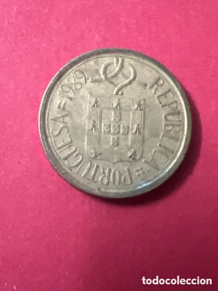 Monedas antiguas de Europa: C26. MONEDA - PORTUGAL 5 ESCUDOS 1989