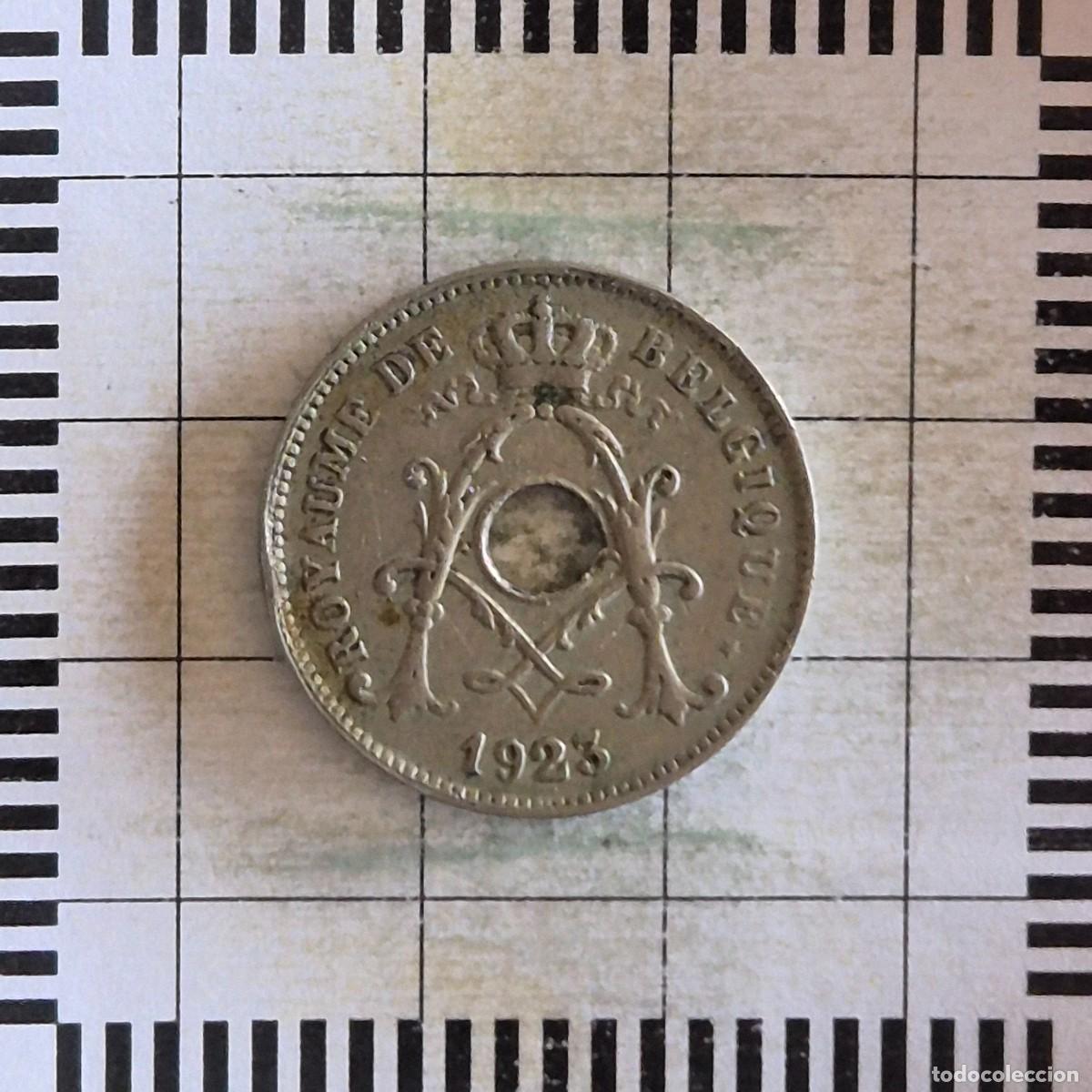 Monedas antiguas de Europa: 10 C&Eacute;NTIMOS, B&Eacute;LGICA. ALBERTO I, 1923. (KM#85.1).