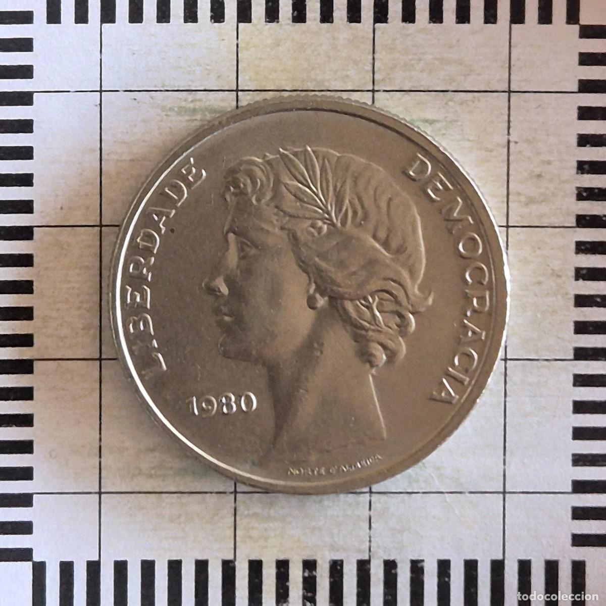 Monedas antiguas de Europa: 25 ESCUDOS, PORTUGAL. 1980. (KM#607a).