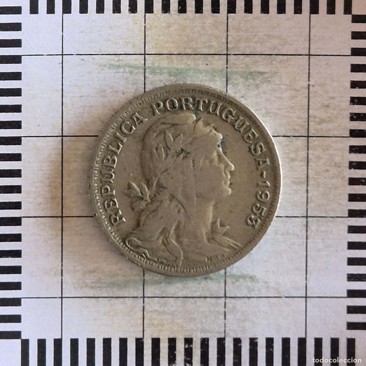 Monedas antiguas de Europa: 50 CENTAVOS, PORTUGAL. 1953. (KM#577).