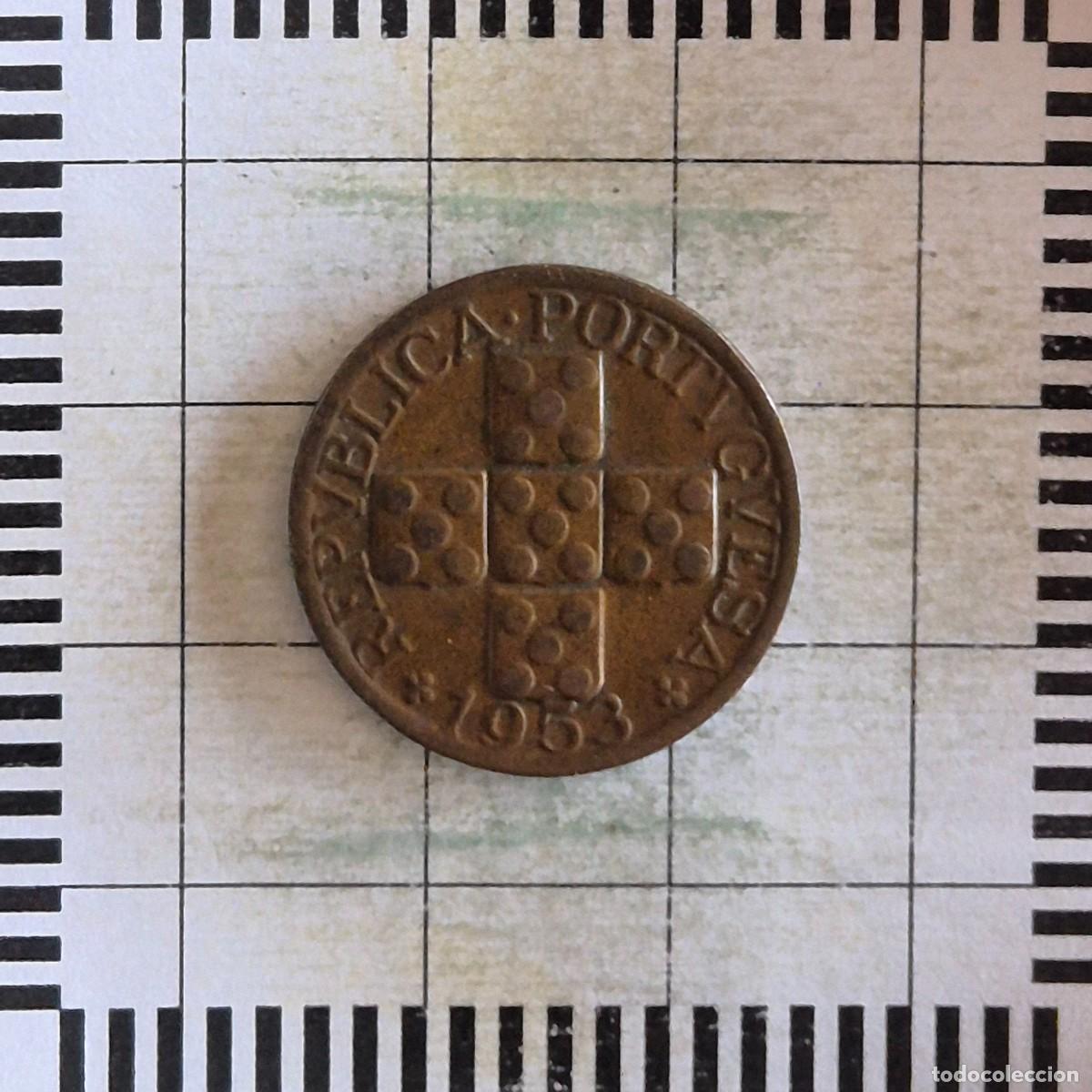 Monedas antiguas de Europa: 20 CENTAVOS, PORTUGAL. 1953. (KM#584).