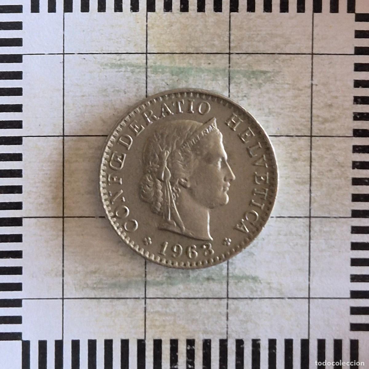 Monedas antiguas de Europa: 20 RAPPEN, SUIZA. 1963. (KM#29a).