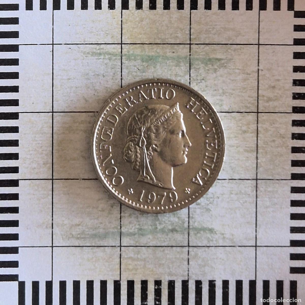 Monedas antiguas de Europa: 10 RAPPEN, SUIZA. 1979. (KM#27).