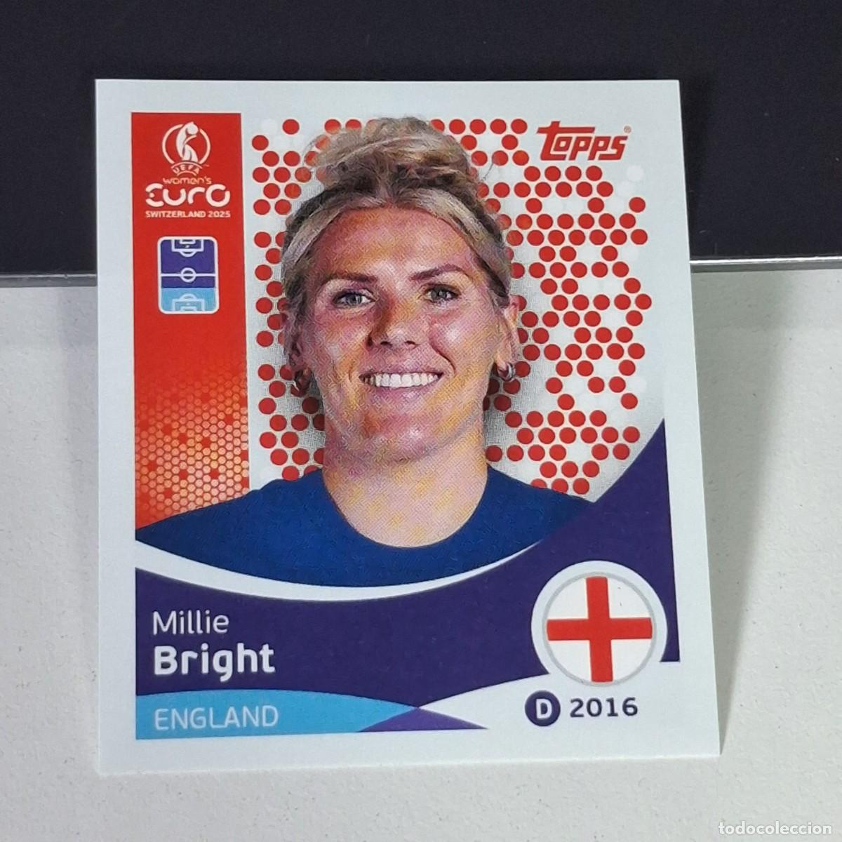 Monedas antiguas de Europa: B4 257 MILLIE BRIGHT ENGLAND INGLATERRA SWITZERLAND 2025 UEFA WOMEN&acute;S EURO SUIZA TOPPS STICKERS