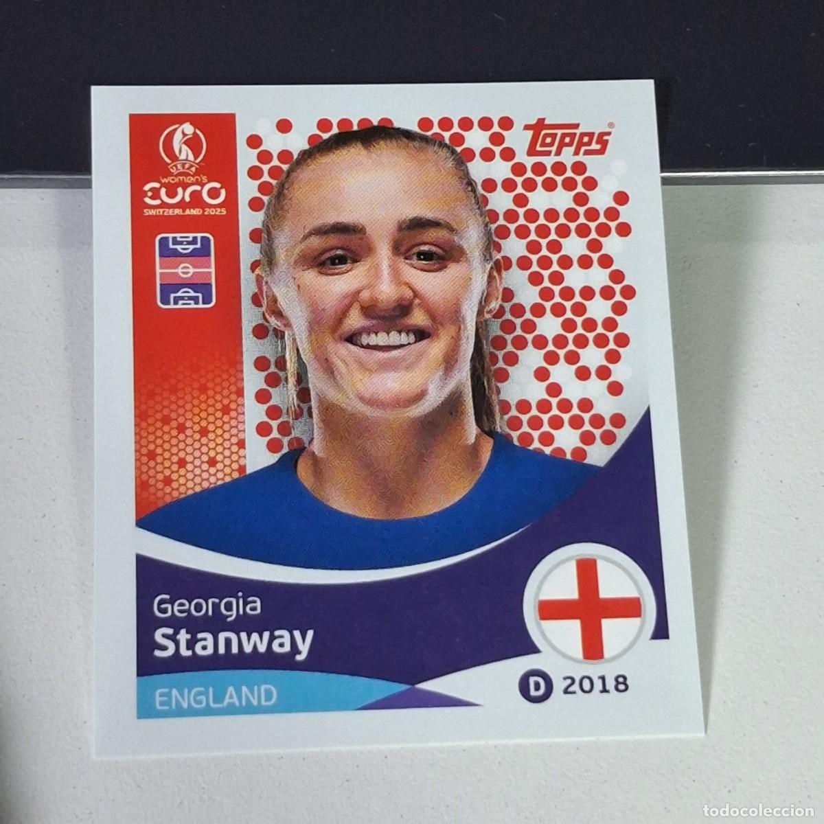Monedas antiguas de Europa: B4 261 GEORGIA STANWAY ENGLAND INGLATERRA SWITZERLAND 2025 UEFA WOMEN&acute;S EURO SUIZA TOPPS STICKERS