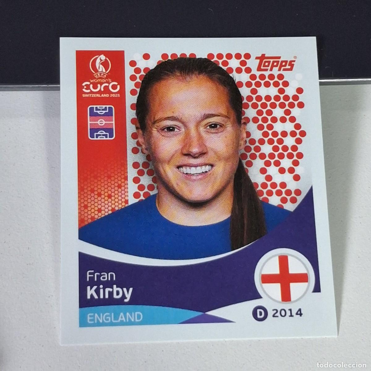 Monedas antiguas de Europa: B4 263 FRAN KIRBY ENGLAND INGLATERRA SWITZERLAND 2025 UEFA WOMEN&acute;S EURO SUIZA TOPPS STICKERS