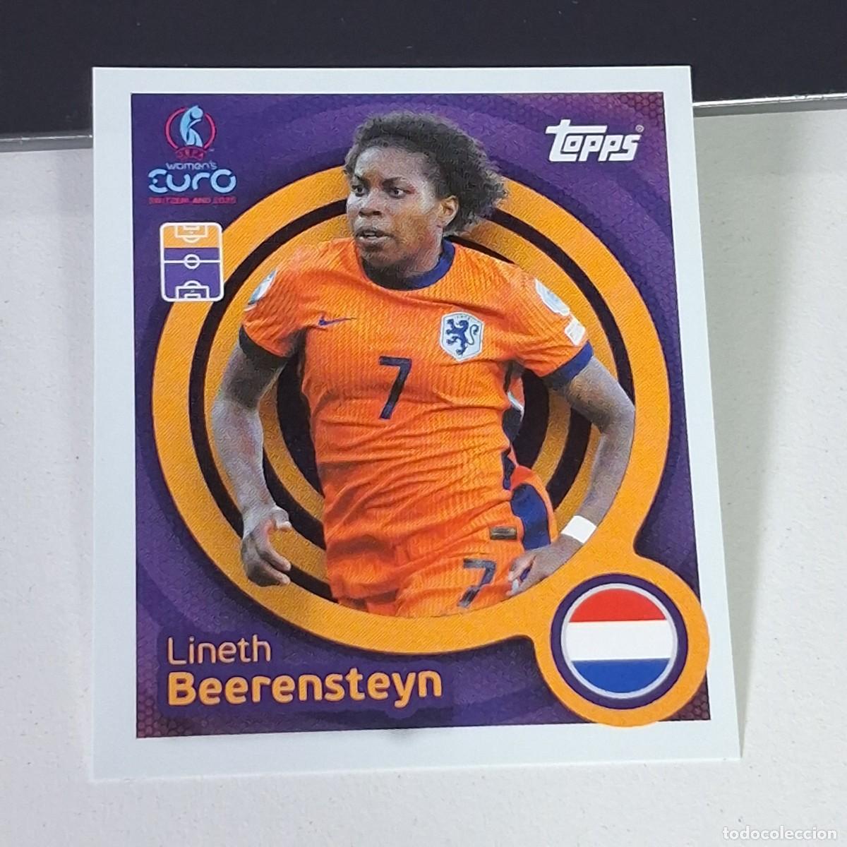Monedas antiguas de Europa: B4 285 LINETH BEERENSTEYN NETHERLANDS HOLAND SWITZERLAND 2025 UEFA WOMEN&acute;S EURO SUIZA TOPPS STICKERS