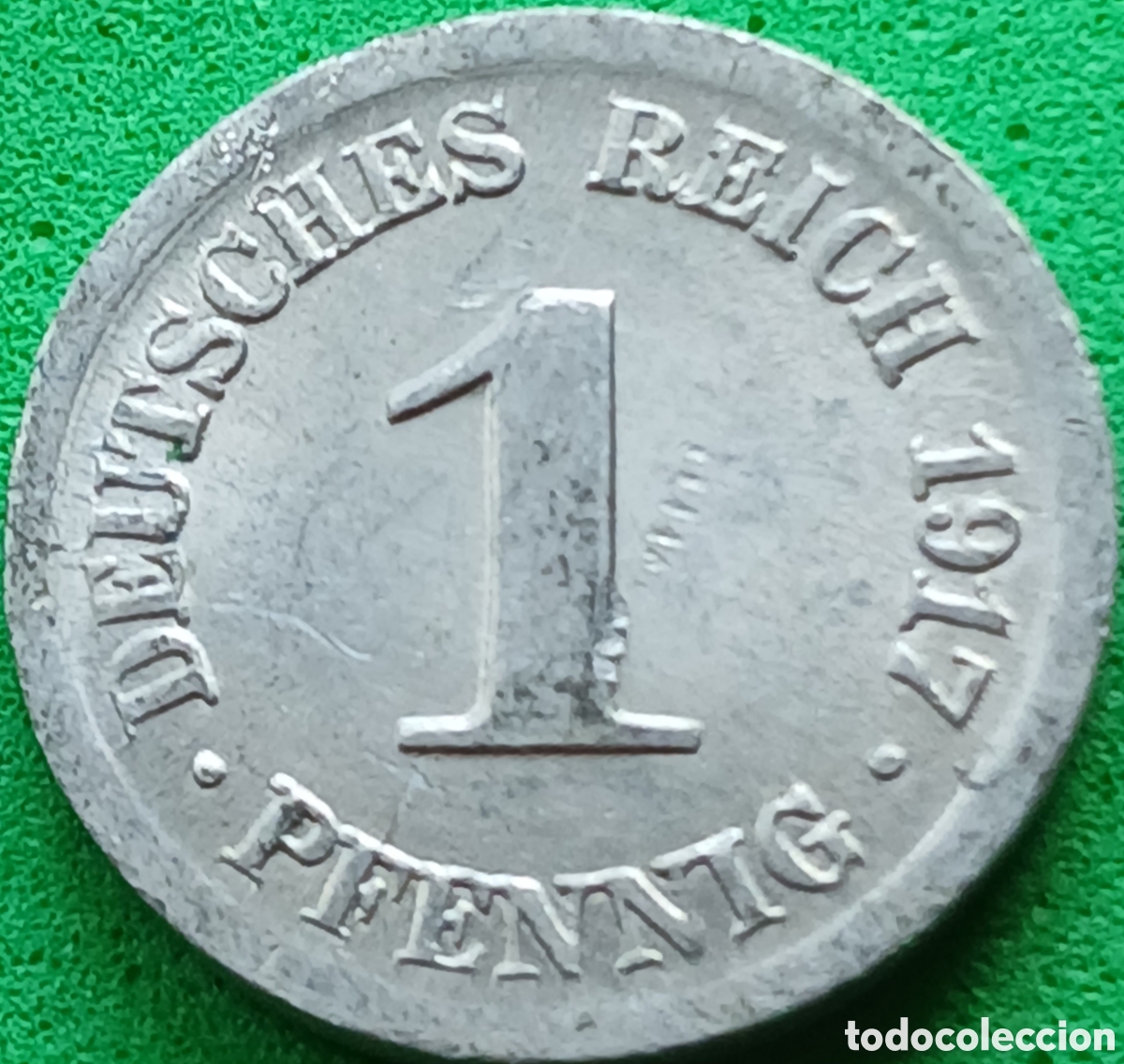 Monedas antiguas de Europa: Alemania Imperio 1 pfennig 1917 D km#24