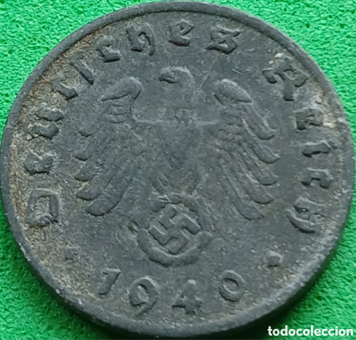 Monedas antiguas de Europa: Alemania Tercer Reich 1 reichspfennig 1940 D km#97