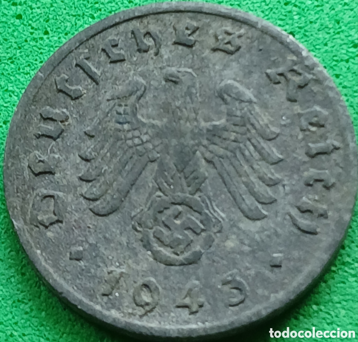 Monedas antiguas de Europa: Alemania Tercer Reich 1 reichspfennig 1943 A km#97