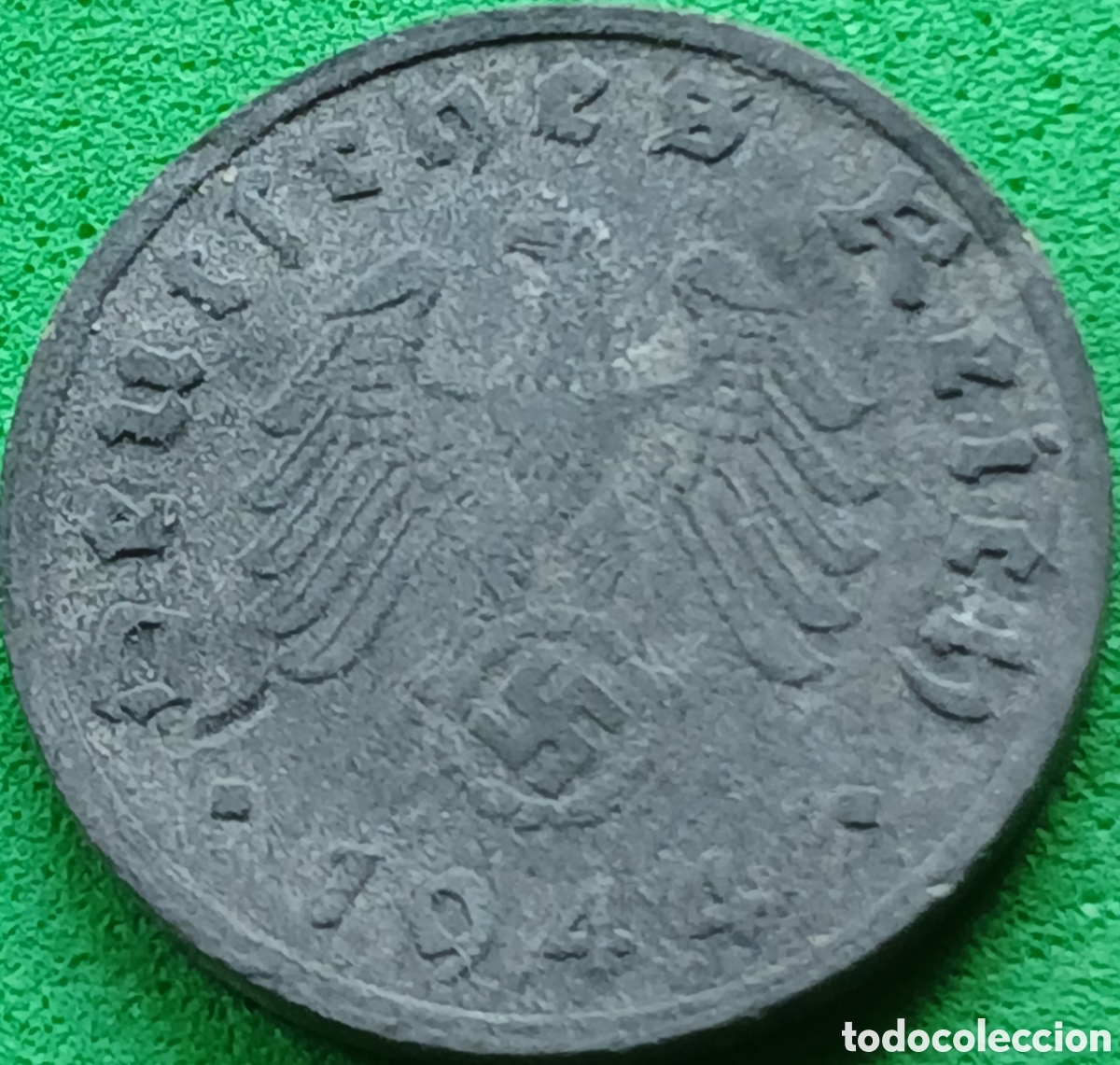 Old Coins of Europe: Alemania Tercer Reich 1 reichspfennig 1944 G km#97