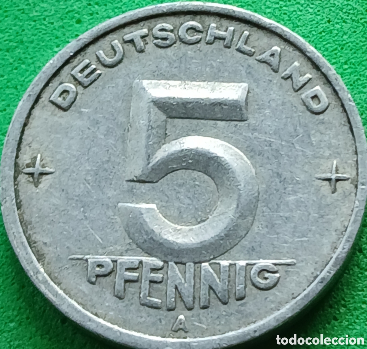 Monedas antiguas de Europa: Alemania Oriental 5 pfennig 1949 A km#2