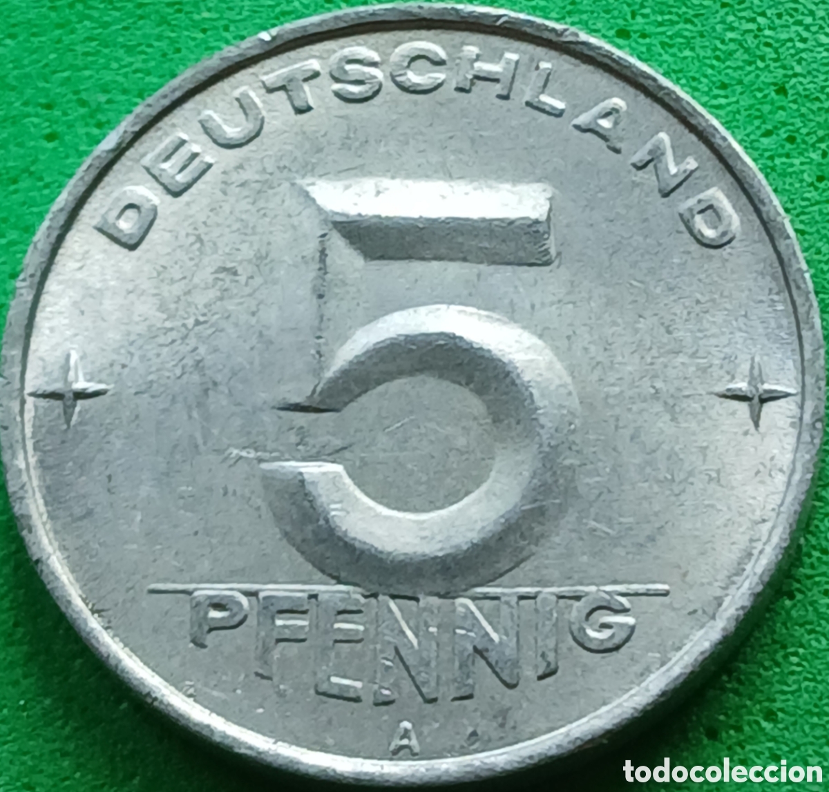 Monedas antiguas de Europa: Alemania Oriental 5 pfennig 1953 A km#6