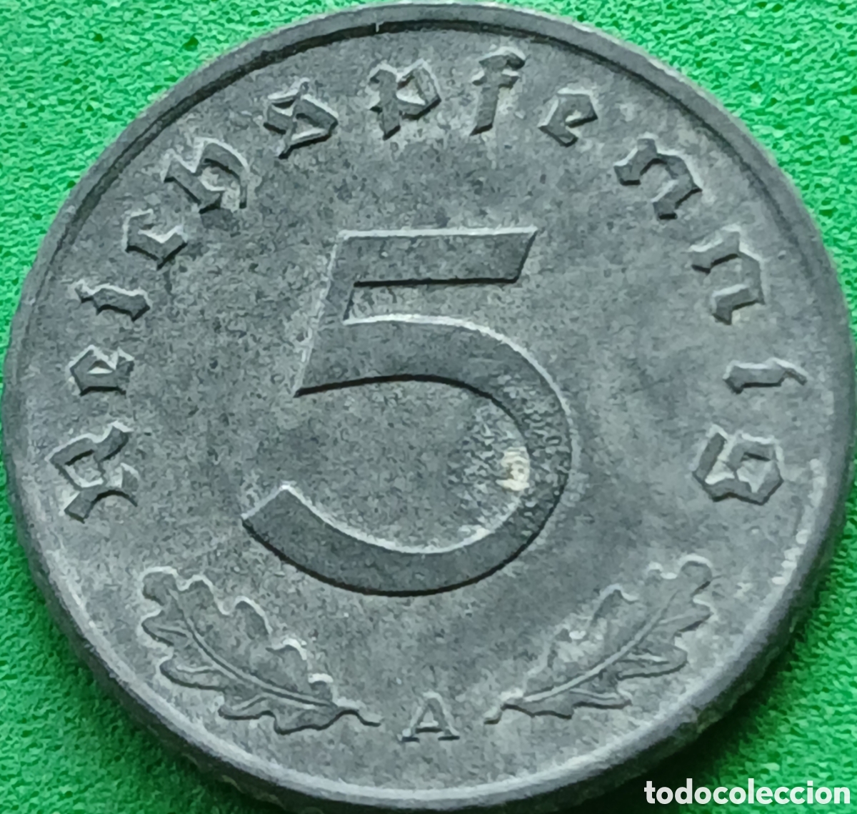 Monedas antiguas de Europa: Alemania Tercer Reich 5 reichspfennig 1940 A km#100