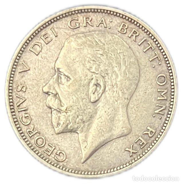 Monedas antiguas de Europa: INGLATERRA. JORGE V. 1/2 CORONA. 1.935. PLATA