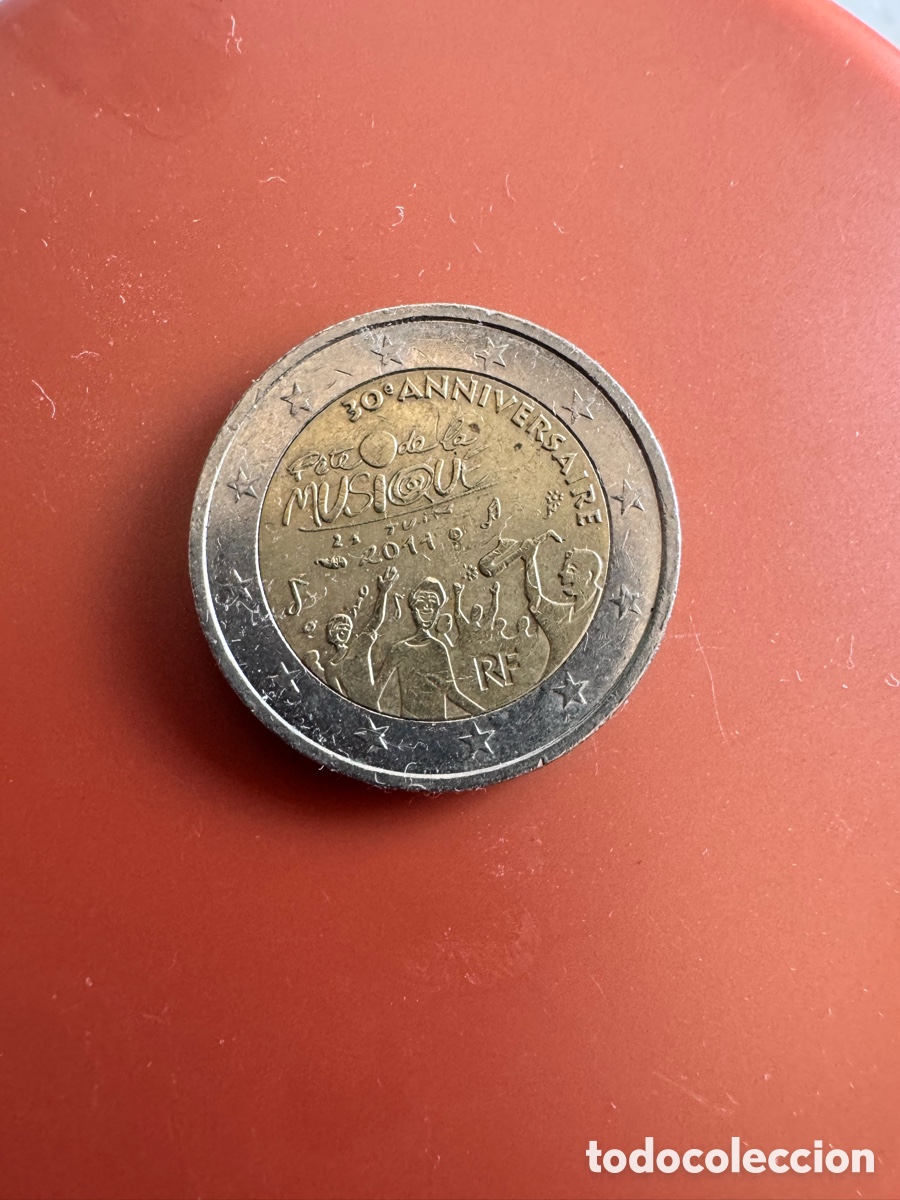 Monedas antiguas de Europa: Moneda 2 euros F&ecirc;te de la Musique 2011