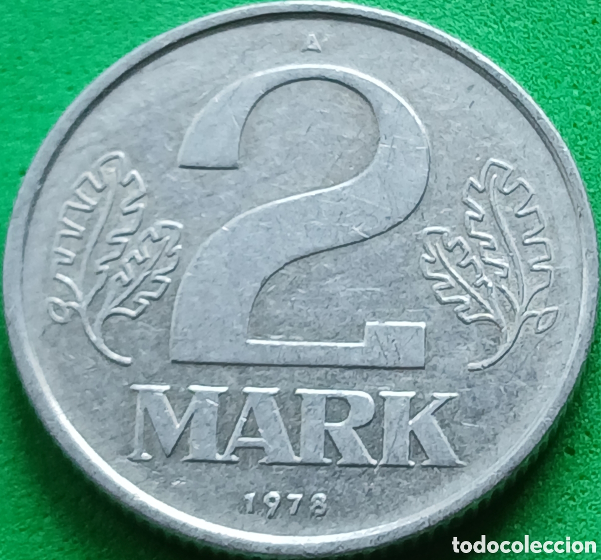 Monedas antiguas de Europa: Alemania Oriental 2 marcos 1978 km#48