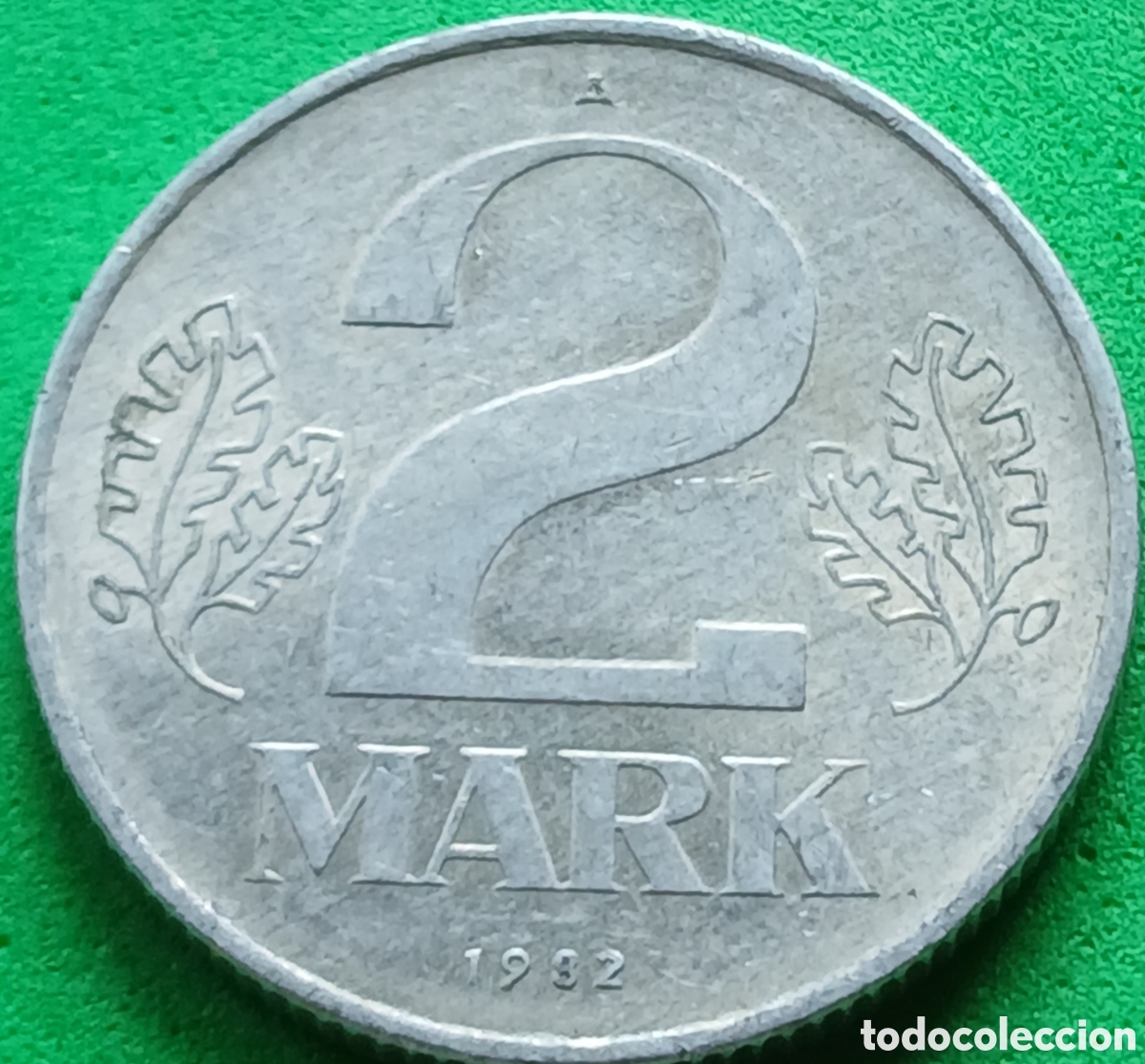 Monedas antiguas de Europa: Alemania Oriental 2 marcos 1982 km#48