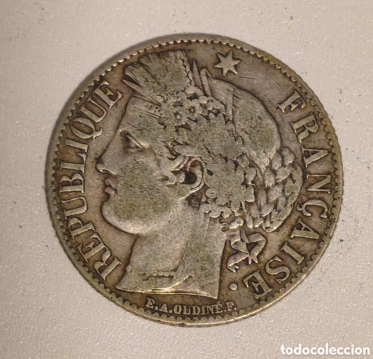 Monedas antiguas de Europa: 1 FRANCO FRANCIA PLATA 1887 A