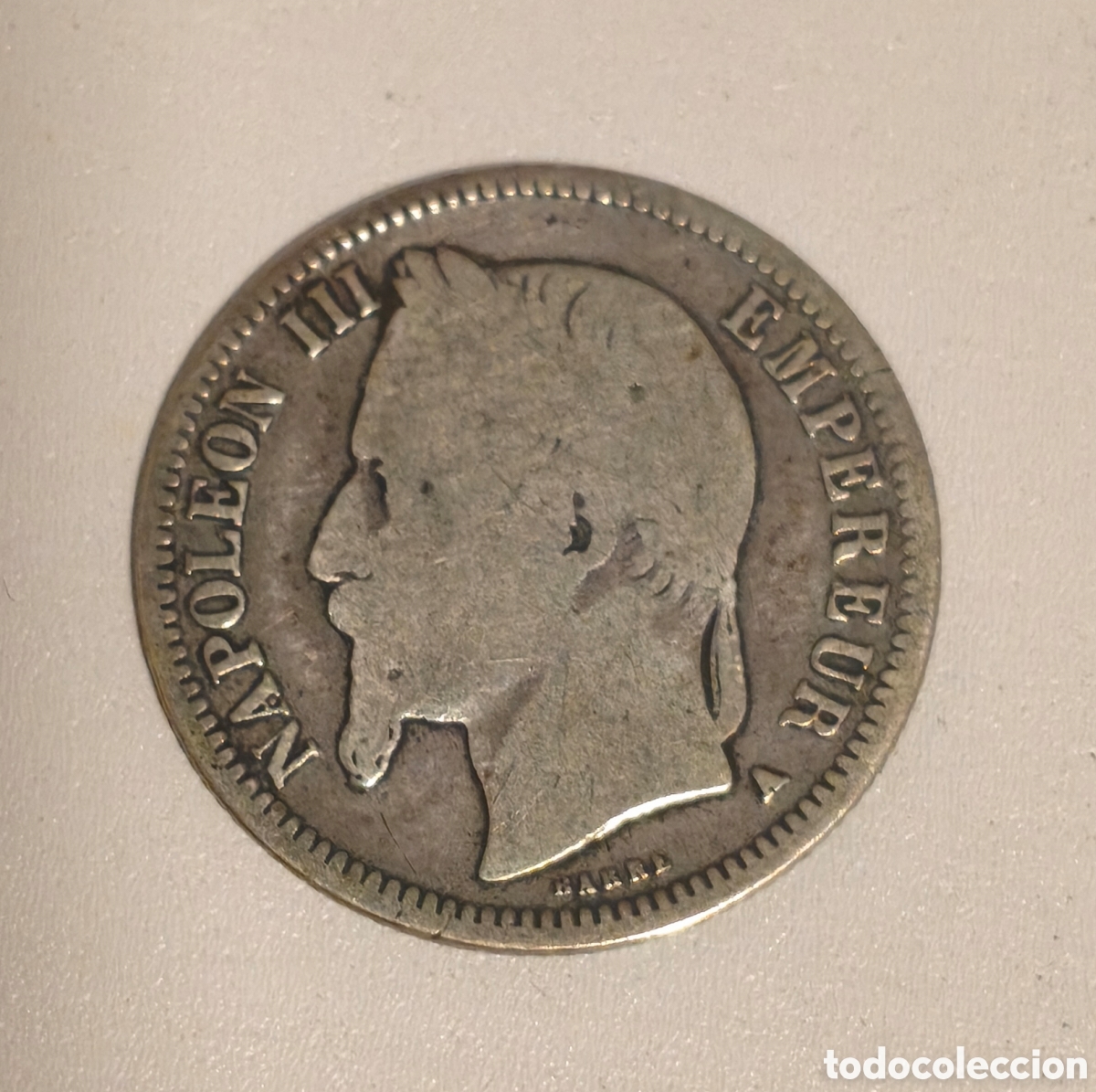 Monedas antiguas de Europa: 1 FRANCO FRANCIA PLATA 1868 A