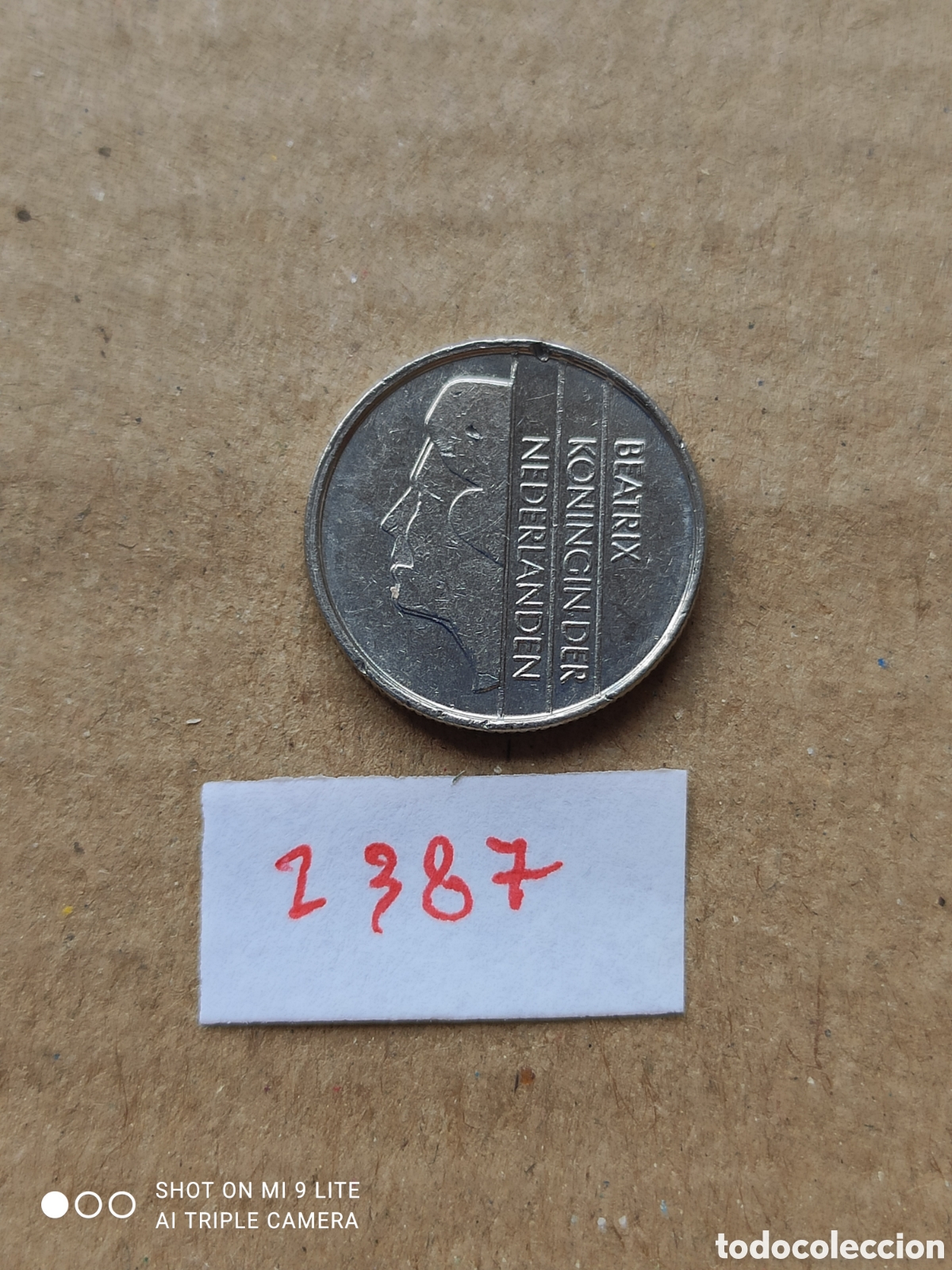 Monedas antiguas de Europa: Moneda holandesa de 10 c&eacute;ntimos a&ntilde;o 1984