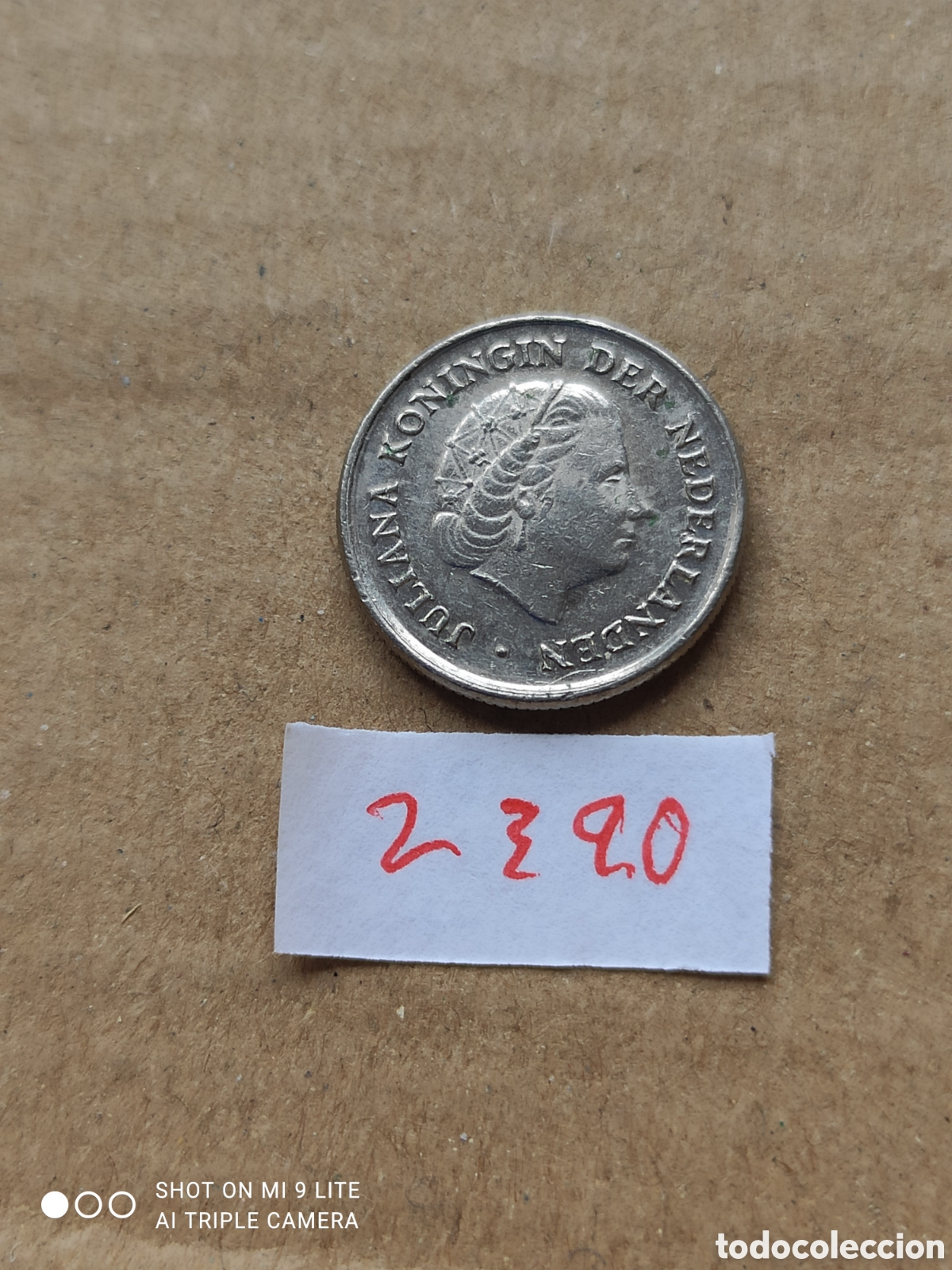 Monedas antiguas de Europa: Moneda holandesa de 10 c&eacute;ntimos a&ntilde;o 1978