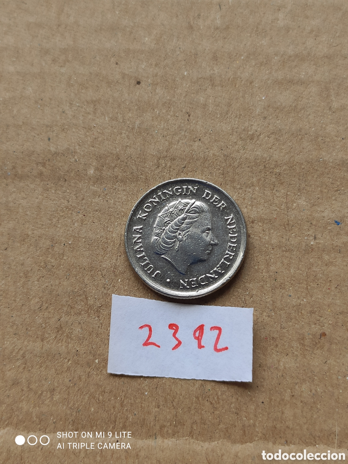 Monedas antiguas de Europa: Moneda holandesa de 10 c&eacute;ntimos a&ntilde;o 1978