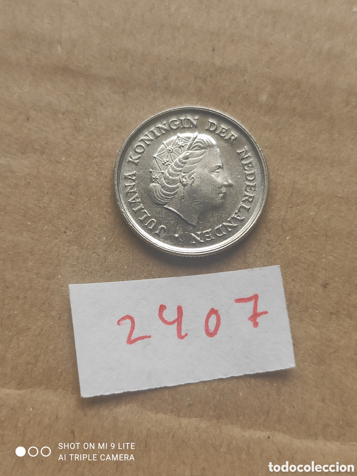 Monedas antiguas de Europa: Moneda holandesa de 10 c&eacute;ntimos a&ntilde;o1979